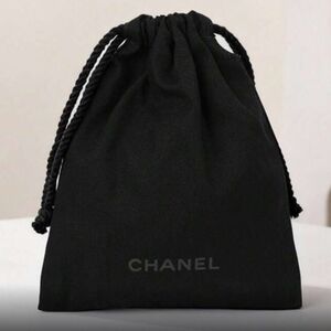Chanel Black Drawstring Dust Bag